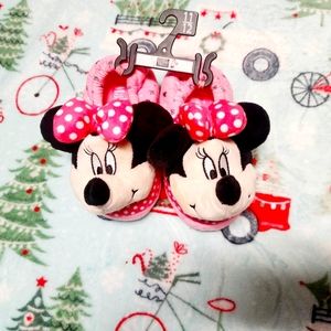 Girls Minnie mouse slippery , hand made beautiful sandles from Mexico